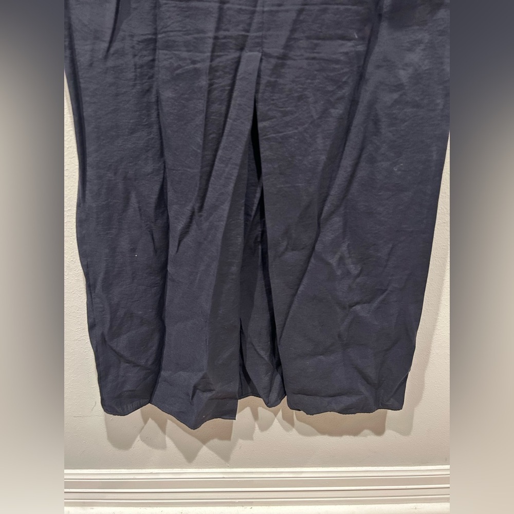 COS Asymmetric Navy Maxi Sleeveless Dress / Size 6 / - Picture 11 of 11
